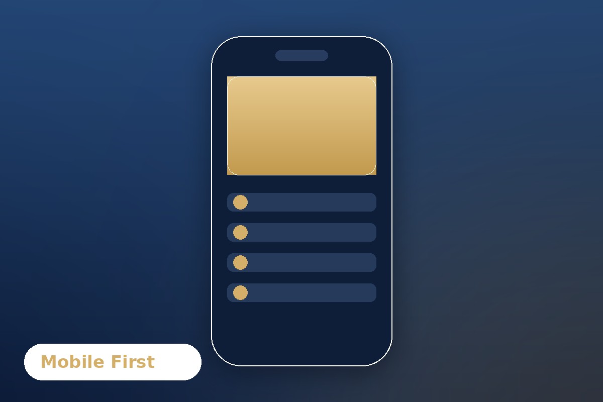 Mobile-first apps